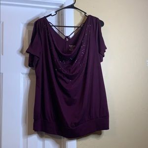 Open sleeve top